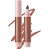TAITUS Pennarello per contorno labbra, matita per contorno labbra liquida Lip Stain, matita per contorno labbra e lucidalabbra nude impermeabile, rossetto liquido 2 in 1 e matita per contorno labbra (02#)