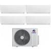 Gree Condizionatore Climatizzatore Gree Quadri Split Inverter R-32 Modello Pular 9000+9000+9000+12000 BTU Wi-Fi Integrato Con GWHD(28)NK6LO