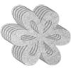 flintronic Separatori Pentole - Proteggi Pentole e Salvapadelle - Set 6 Pezzi (35.5CM) - Perfetti per Pentole e Padelle Antiaderenti in Acciaio Inox, Ghisa, Ceramica (Grigio)