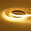 JOYLIT PRO Diffusa Striscia LED COB 24V 5M 2700K Luce Calda IP65 Impermeabile Gel Bianco Latte Rivestito 8600LM Alta Luminosita Uniformi Luci Nastri Dimmerabile CRI 92 1400LEDs 100W (Solo Strip LED)