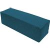 GGoty Cuscino per divano, supporto per braccioli, cuscino per collo, morbido bracciolo, cuscino imbottito per letto, supporto per testa cilindrico, cuscino lombare (15 x 15 x 50 cm, blu marino)