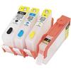 Ouguan® 4X con chip ad arco ricaricabile vuoto cartuccia d'inchiostro HP 934 XL 935 XL 934XL 935XL compatibile per HP Officejet 6230 6830 6815 6812 6835 6820 Stampanti
