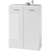Stella Trading ORLANDO - Scarpiera in legno, colore: Bianco