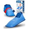 ICEHOF Calzini refrigeranti (1 Paio) in tessuto morbido - Scarpe refrigeranti con gel per terapia del freddo per piedi e dita dei piedi durante chemioterapia Rheuma - Calze da ghiaccio Chemo