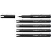 STABILO dr!ver - Fineliner Premium - Tratto Fine (0,4 mm) - Confezione da 5 - Blu