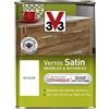 V33 - Smalto per interni in raso, per mobili e legno, incolore, 2,5 l