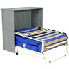 EFFEZETA ITALIA SRL Mobile letto singolo a scomparsa olmo