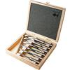 FISCH 02470006LK - Set di 6 punte per trapano a foro lungo, modello ritorto, a sinistra