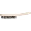 PFERD HBU 43698006 - Spazzola manuale a 4 file, in acciaio inox, diametro 0,30 mm, universale