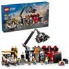 LEGO City Sfasciacarrozze con Auto - Giocattolo con 2 Modelli di Macchine con Ricambi, Gru, Crusher e 4 Minifigure di Operai - Giochi per Bambini e Bambine da 8 Anni, Idea Regalo di Compleanno - 60472