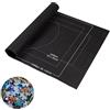 Mikiuly Tappeto Puzzle,Tappetino Puzzle Feltro,Tappeto Puzzle Bambini Adulti,Fino a 1500 Pezzi,Portatile Puzzle Roll Mat,Puzzle Roller,Tappetino per puzzle in Feltro,Adatto per Conservare i Puzzle (Nero)