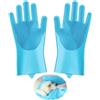 DHSBGWSX 1 paio di guanti da bagno per cani, attrezzatura per la pulizia del cane, guanti per la cura del pelo, lavaggio portatile per cani, pulitore per zampe di cane, bagno per animali domestici