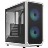 FRACTAL DESIGN Case Fractal Design Focus 2 RGB White TG Clear Tint Bianco Midi Tower Vetro Temperato