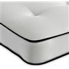 eXtreme comfort ltd Extreme Comfort-Black & White - Materasso trapuntato, in schiuma per bambini, letto a castello, cabina, ecc. Memory, bianco, 90 cm x 190 cm
