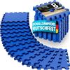 MONZANA® Tappetino Fitness Puzzle ad Incastro 8 Pz. 180x90cm Palestra in Casa Protezione Piscina Gomma EVA Tappetini