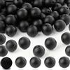 AMZfishing® 100x Perline in Gomma Pesca 10mm Nere | Rubber Beads | Stopper Perline in Gomma | Accessori da Pesca | Fermagli in Gomma | Stopper Gomma | Perline Fermagli | Accessori Pesca (100, 10mm)