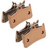 ECSiNG 2 Paia Pastiglie Freno Sinterizzate Per Bici Con Pastiglie Freno A Disco A Molle Compatibile Con Hope Tech Mono 4 Bici Da Strada Mountain-Bike