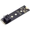 System-S SFF-8639 - Adattatore NVME OCIe 4.0 per scheda madre M.2 NGFF M-Key SSD