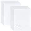 BENECREAT 50 Fogli A4 Fogli di Plastificazione PET, Pellicola Autoadesiva Opaca per Laminazione A Freddo, Adesivo Laminato Impermeabile Da 300x214 mm per Documenti di Poster di Pittura Fotografica