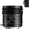 TTartisan 50mm F1.4 Tilt Obiettivo, Compatibile con Fotocamere Mirrorless Canon RF-Mount Full-Frame EOS-R RP R5 R6 R6II