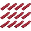 QUARKZMAN 12pz Tovaglioli Tavola Raso Bordeaux Tovagliolo Tavola Quadrato Poliestere Luminoso Tovagliolo Tessuto per Decorazione Tavola Eventi, Feste Matrimonio, 18×18 Pollici