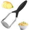 iCovalescent Schiacciapatate in Acciaio Inox, Schiaccia Patate con Manico Lungo, Pieghevole Potato Masher per Purea di Patate, Marmellata, Verdura, Frutta