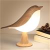 VoMii Piccola lampada da comodino, lampada da scrivania, luce notturna, lampada da tavolo, comando a sfioramento, senza fili, 3 colori, luminosità regolabile, lampada notturna portatile per bambini/adulti