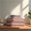 TRAMAS+ Set di asciugamani Premium 700gr 4 pezzi, 100% cotone, 2 asciugamani 50x100 cm e 2 asciugamani da bagno 70x140cm, extra morbidi, ad asciugatura rapida e ad alto assorbimento - Rosa Chiaro
