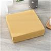 FANSU Cuscino per Seduta in Memory Foam Comfort, per Supporto Lombare e Yoga, per Fianchi, Coccige, Sgabello da Bar, Adatto per Casa, Seggiolino Auto, Sedia da Ufficio (50X50x5cm,Giallo Oro)