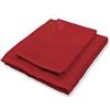 Tata Home Set Composto da 3 Ascugamani da Bagno Telo Doccia Salvietta Viso e Ospite in Cotone da 350 Gr/mq Colore Bordeaux
