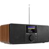 Audizio DAB Radio met Bluetooth en Internetradio - Audizio Rome - Wekkerradio - Wifi - AUX - 2 Speakers - Hout (102.230)
