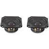 Electronic Melody Coppia di WOOFER MHM35 casa ALTOPARLANTE 90 WATT ø87mm IMPIANTO AUDIO STEREO Mid Range 87mm 3,5" - 8Ω 8ohm 90w Electronic Melody EM Utilizzabile come Ricambio per Casse Acustiche hi-fi casa