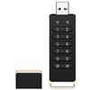 Gokeet unità USB Sicura, Chiavetta USB Crittografata da 32 GB con Password Hardware Memory Stick con Tastierino USB 3.0 Disco Flash Nero