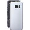 Audiosystem Scocca Vetro Copri Batteria Posteriore per Samsung Galaxy S7 SM-G930 G930F, Ricambio Sostituzione Back con Biadesivo compreso, Silver Argento Grigio Chiaro