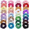 JSTHHTT 32 Pezzi Scrunchies per Capelli Seta, Elastico in Scrunchies, Scrunchies per Capelli in Raso, Scrunchies in raso professionale, Set Elastici Capelli Stoffa Raso per Donne Ragazze, 32 colori