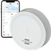 Brennenstuhl Connect Zigbee - Sensore di temperatura e umidità TFS CZ 01 (misuratore intelligente di temperatura e umidità, notifica sul cellulare, Smart Home, scene intelligenti, app gratuita)
