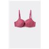 Tezenis Reggiseno Balconcino In Pizzo Riciclato Prague Full Cover Donna Rosa