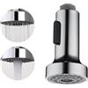 XoeLLe Rubinetto Cucina, Rubinetto Cucina Con Doccetta Estraibile, 2 Modalità Prolunga Rubinetto Cucina, Rompigetto Rubinetto Cucina, Funzioni Rubinetto Doccetta Estraibile Ricambi (Argento)