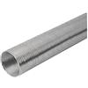 EUROPLAST Ø 100mm - Lunghezza 3 M - Condotto d'aria Flessibile per Cappa da Cucina, Condizionatore d'aria, Aspiratore, Asciugatrice - Tubo di Scarico Semirigido - Condotti di Ventilazione - Alluminio