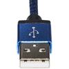 Link Cavo Micro USB MT 1 Guaina Intrecciata Colore Blu/Nero