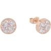 s.Oliver Orecchini a bottone in acciaio inossidabile/argento sterling 925 da donna, orecchini, forniti in confezione regalo per gioielli