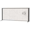 MAUL Pannello acustico MAULconnecto grigio chiaro con base antracite | più concentrazione in ufficio,privacy discreta,assorbe i rumori,design stabile,montaggio semplice