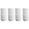 Zenker Pirottini per cioccolatini, bianchi, set da 200, 25 x 25 x 20 mm, resistenti al calore fino a 220 °C, certificati FSC, perfetti per dolci e dolci, bianco crema (Confezione da 2)