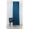 Mendola Interior Supreme Curtain, Dimout, Wave Tape, blu, 135 x 245 cm