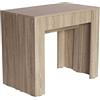 RED DECO Consolle Estensibile, Legno, Grigio, Unica