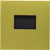 Exacompta - Rif. 16289E - 1 Album fotografico libro Pop'N Co - 60 foto - 30 pagine nere - formato 25 x 25 cm - copertina in tessuto color lime - con finestra di personalizzazione