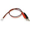 VUNIVERSUM Lipo - Cavo di ricarica per batteria con 2 PIN 2.0, compatibile con Walkera Molex maschio a banana da 4 mm, spina dorata, 30 cm, 20 AWG, in silicone, modello