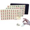 NEWFUN Mini mahjong portatile tradizionale cinese con 144 pezzi mahjong,26mm Giochi Majhong, adatto per giochi di famiglia riunioni amici giochi di partito per adulti per passare il tempo noioso