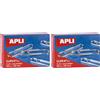 Apli 11713 - Graffette zincate nº1½ (26 mm), Confezione da 200 pezzi