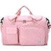 Balakaka Borsone da Viaggio Donna 31L, 46×23×30 cm Borsa Sportiva Tote Gym per Scarpe e Tasca Bagnata, Grande Capacità Impermeabile Borsone Palestra per Nuotare e Fare Shopping, Rosa